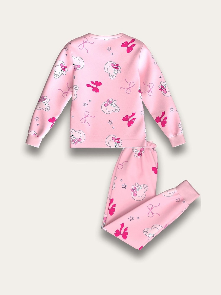 Brand Threads Pink Peppa Pig Fleece Pyjamas Set - Image 7 of 7 Brand Threads Pink Peppa Pig Fleece Pyjamas Set - Image 7 of 7