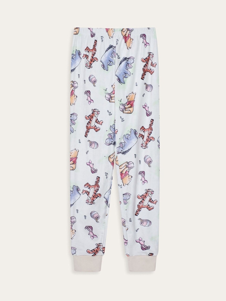 Brand Threads Natural Ladies Winnie The Pooh Fleece Pyjamas Set - Image 3 of 3 Brand Threads Natural Ladies Winnie The Pooh Fleece Pyjamas Set - Image 3 of 3