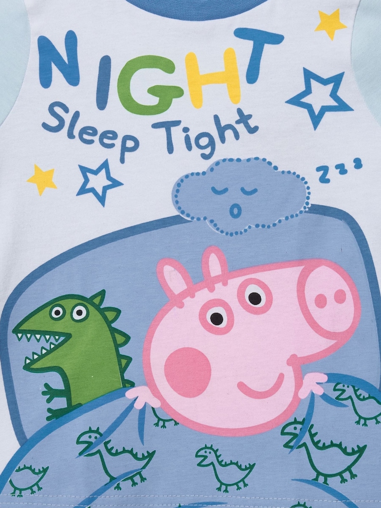 Brand Threads Blue George Pig Boys Pyjamas Set - Image 7 of 7 Brand Threads Blue George Pig Boys Pyjamas Set - Image 7 of 7