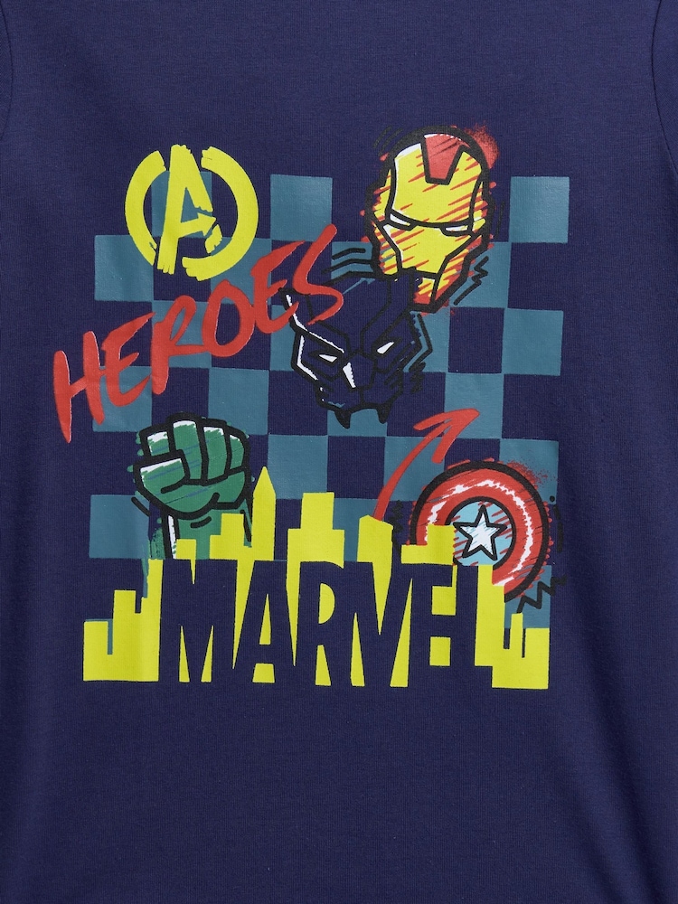 Brand Threads Blue Marvel Pyjamas Set - Image 8 of 8 Brand Threads Blue Marvel Pyjamas Set - Image 8 of 8