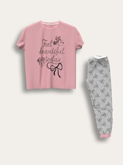 Brand Threads Pink Ladies Minnie Mouse Pyjamas Set - Image 1 of 2