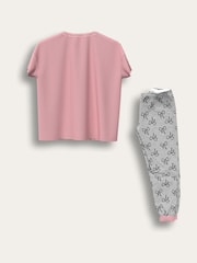 Brand Threads Pink Ladies Minnie Mouse Pyjamas Set - Image 2 of 2