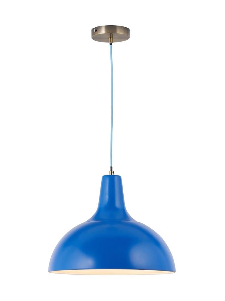 Designers Guild Cobalt Tortona Ceiling Pendant - Image 5 of 5 Designers Guild Cobalt Tortona Ceiling Pendant - Image 5 of 5