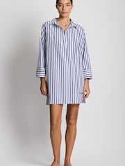 Lauren Ralph Lauren Blue Beachwear Wide Cuff Tunic Cover-Up - Image 1 of 1