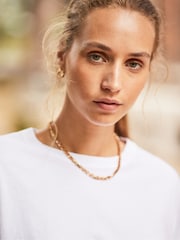Ro&Zo White Ultimate Pure Cotton Long Sleeve T-Shirt - Image 2 of 3