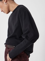 Hush Black Chrome Puff Sleeve Sweatshirt - Image 3 of 6