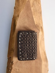 Mango Brown Raffia Cross-Body Bag - Image 4 of 4
