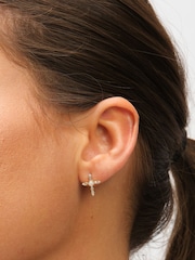 Inicio Cubic Zirconia and Opal Cross Set Gift Box - صورة 3 من 4
