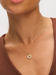 Inicio Gold Cubic Zirconia Open Knot Set Gift Box - Image 4 of 4