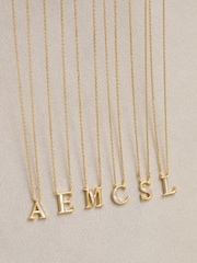 Inicio Gold Plated Mother of Pearl A Initial Pendant - Image 4 of 4