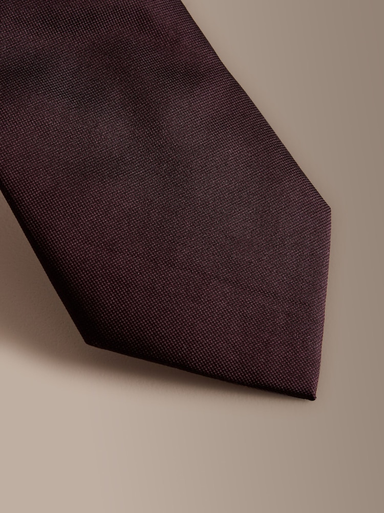 Red Signature Silk Tie - Image 2 of 3
