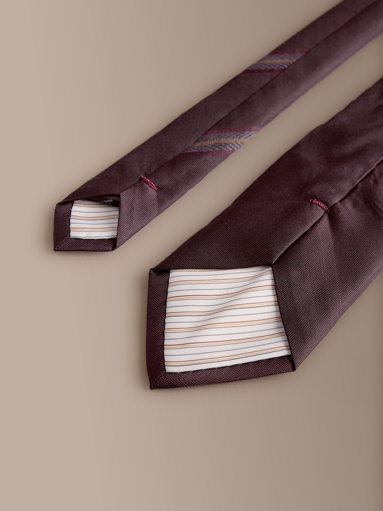 Red Signature Silk Tie - Image 3 of 3