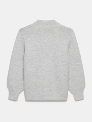 Mint Velvet Grey Knit Star Jumper - Image 8 of 8