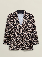 Hobbs Blue Aimee Printed Top - Image 4 of 4