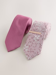 Pink Ties 2 Pack - Image 1 of 3