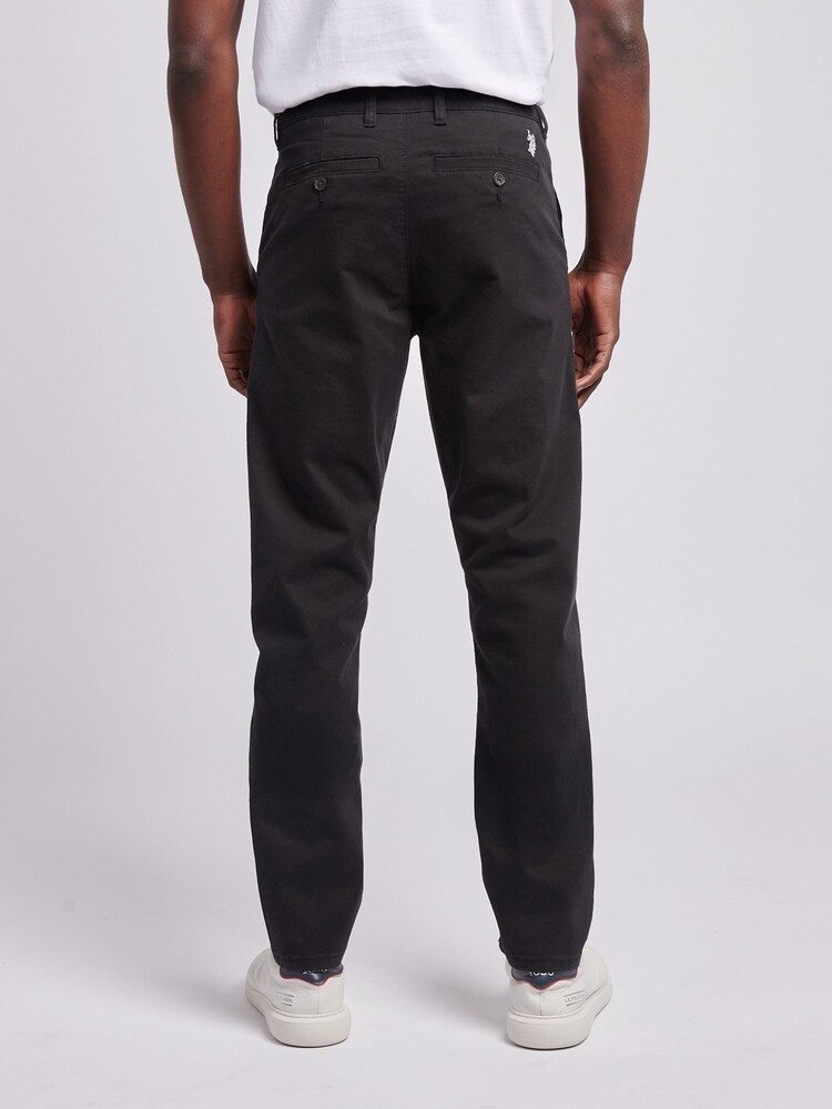 U.S. Polo Assn. Black Classic Chinos Trousers - Image 2 of 7