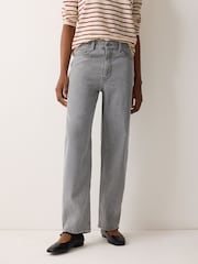 Jigsaw Grey Carter Straight Leg Jeans - Image 1 of 4
