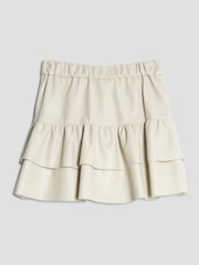 River Island Faux Leather Rara Skirt with Heart Belt - صورة 2 من 4