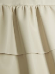 River Island Faux Leather Rara Skirt with Heart Belt - صورة 3 من 4