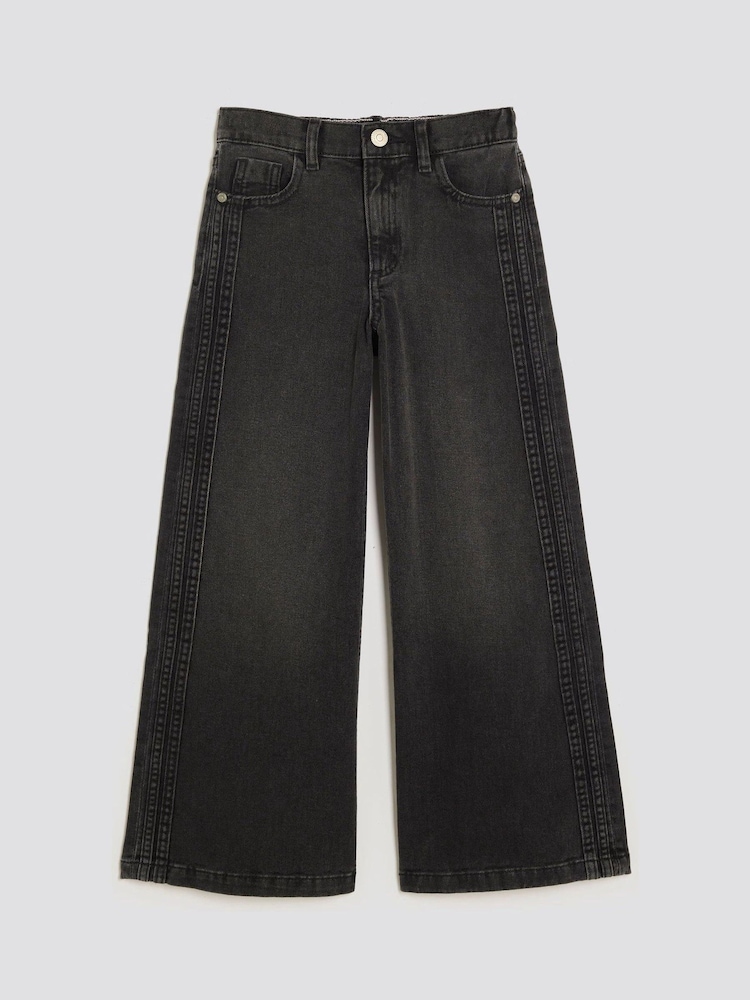 River Island Black Wide Leg Jeans - Image 1 of 4