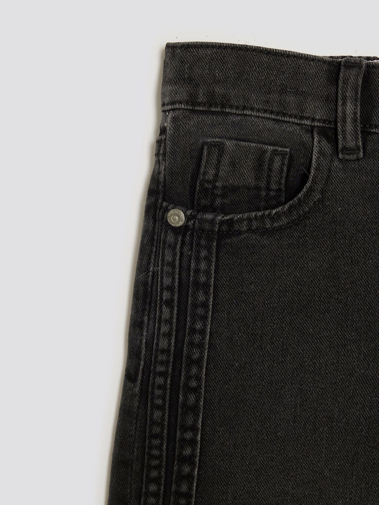 River Island Black Wide Leg Jeans - Image 4 of 4