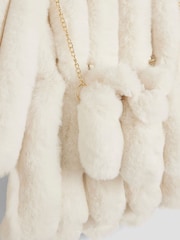 River Island Fur Coat & Bag - Imagen 4 de 4