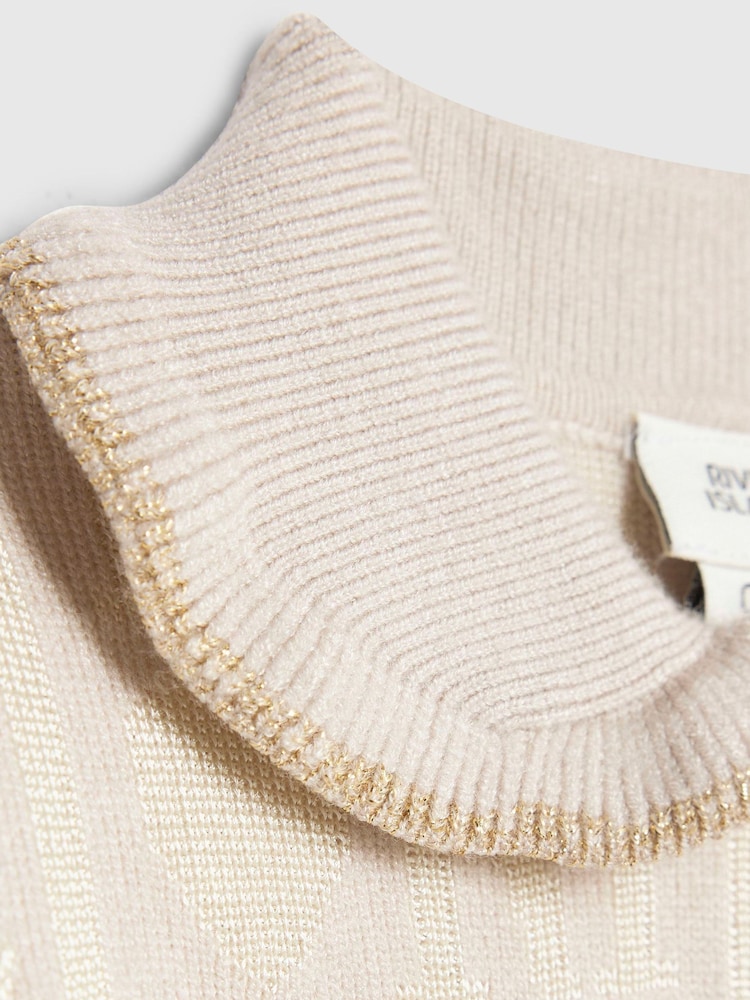 River Island Brown Monogram Cardigan and Leggings Set - Image 4 of 4 River Island Brown Monogram Cardigan and Leggings Set - Image 4 of 4