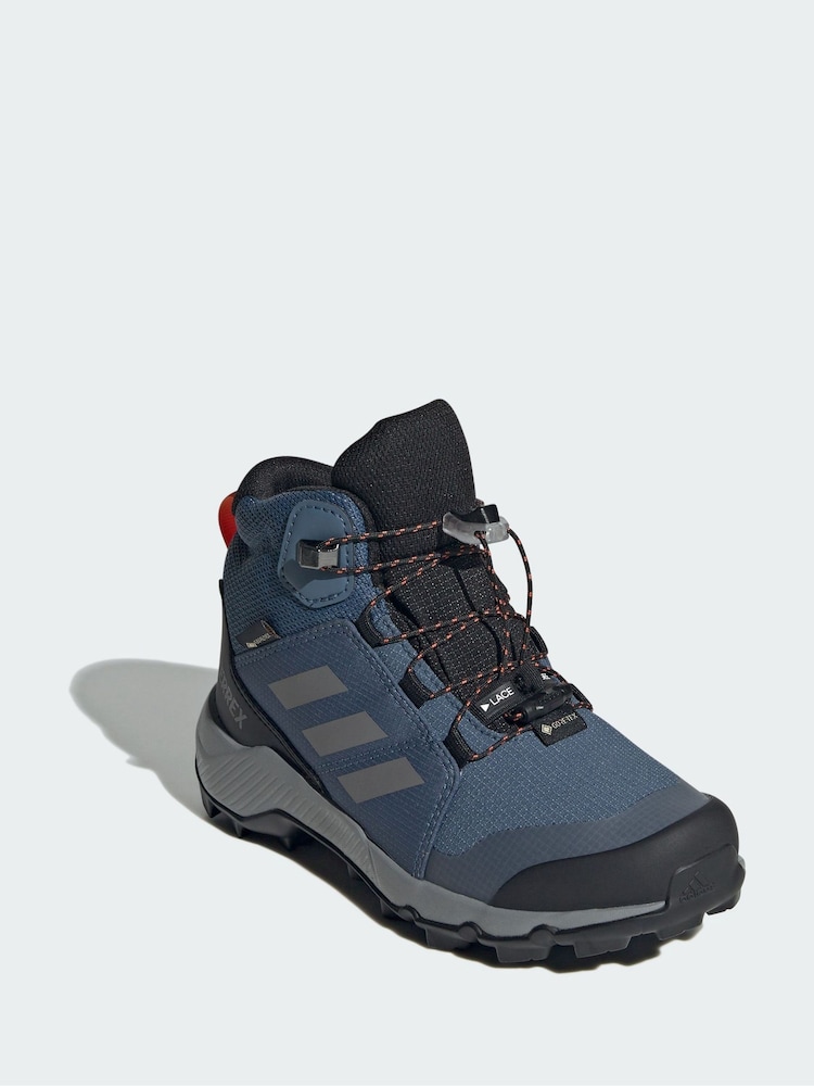 adidas Terrex Blue Mid GORE-TEX Hiking Trainers - Image 1 of 4 adidas Terrex Blue Mid GORE-TEX Hiking Trainers - Image 1 of 4