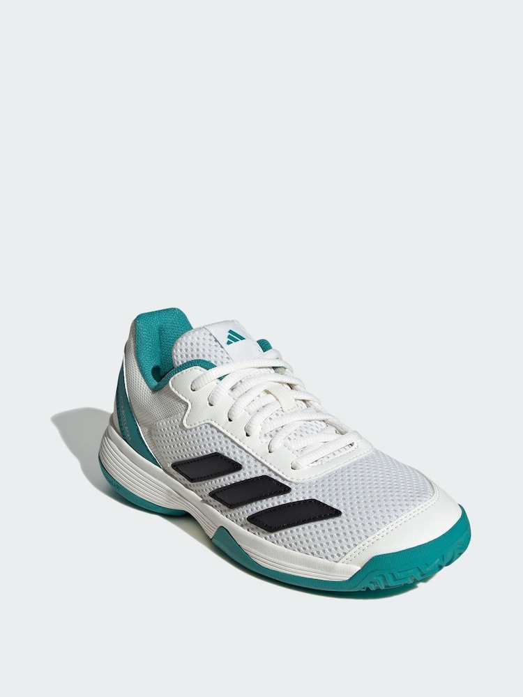 adidas White Courtflash Tennis Shoes - Image 1 of 4 adidas White Courtflash Tennis Shoes - Image 1 of 4