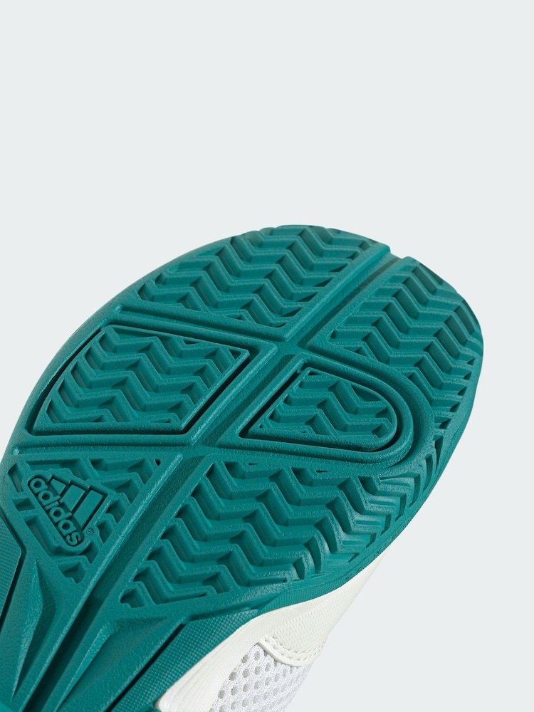 adidas White Courtflash Tennis Shoes - Image 4 of 4 adidas White Courtflash Tennis Shoes - Image 4 of 4
