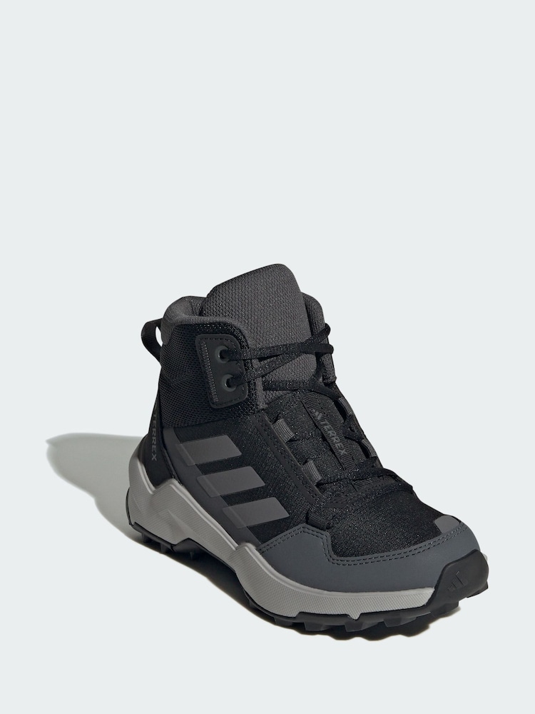 adidas Terrex Black Ax4r Mid Hiking Shoes - Image 1 of 4 adidas Terrex Black Ax4r Mid Hiking Shoes - Image 1 of 4