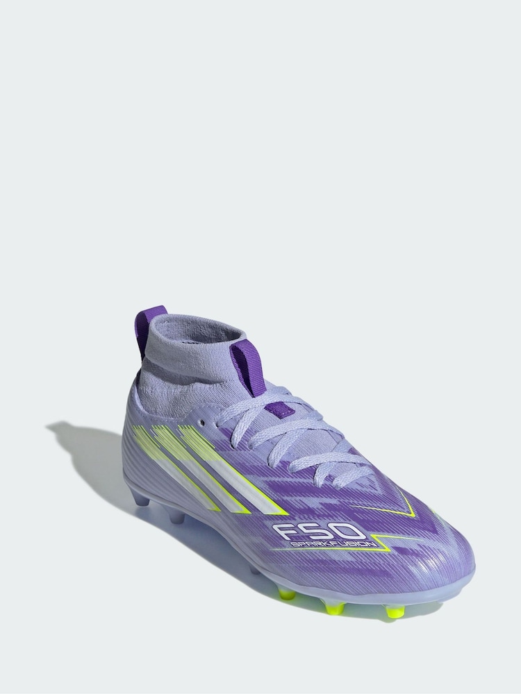 adidas Purple F50 Sparkfusion League Firm Ground/Artificial Grass Boots - Image 1 of 4 adidas Purple F50 Sparkfusion League Firm Ground/Artificial Grass Boots - Image 1 of 4