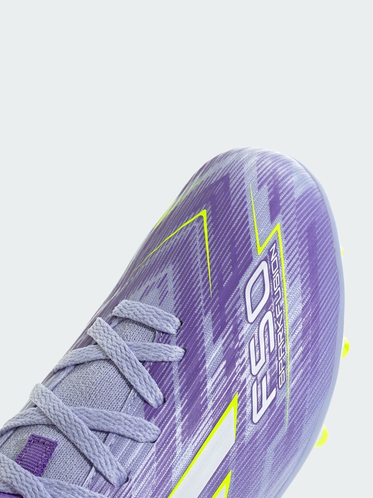 adidas Purple F50 Sparkfusion League Firm Ground/Artificial Grass Boots - Image 4 of 4 adidas Purple F50 Sparkfusion League Firm Ground/Artificial Grass Boots - Image 4 of 4
