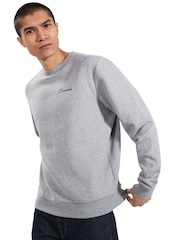 Berghaus Grey Mens Logo Fl Crew Sweatshirt - Image 4 of 5