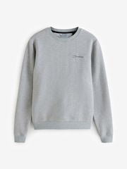 Berghaus Grey Mens Logo Fl Crew Sweatshirt - Image 5 of 5