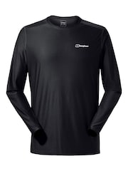 Berghaus Black 24/7 Base Crew Long Sleeve Top - Image 8 of 14