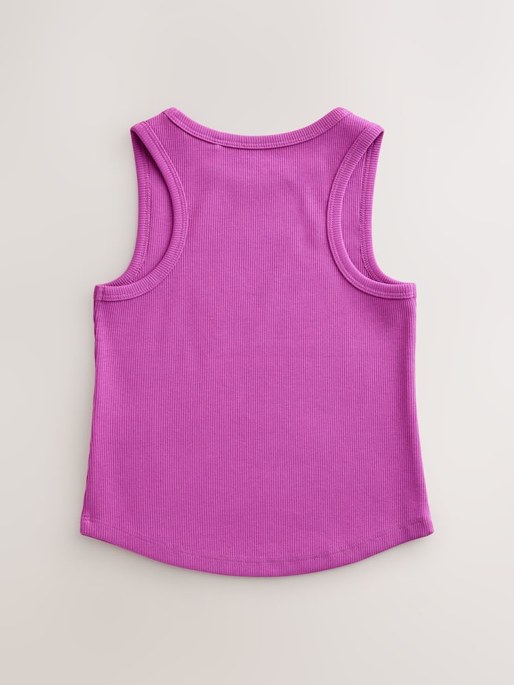 Purple - রিব ভেস্ট (3-16বছর) - 4এর মধ্যে 2 ছবি