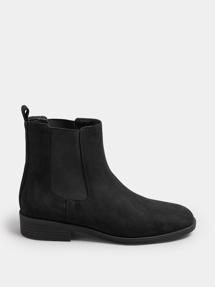 أسود - Long Tall Sally Ankle Chelsea Micro Boots - صورة 2 من 5 أسود - Long Tall Sally Ankle Chelsea Micro Boots - صورة 2 من 5