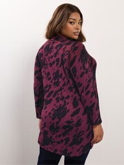 Yours Curve Red Crimson Shirt - Image 3 of 5