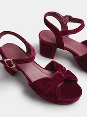 Yours Curve Red Extra Wide Fit Chunky Platform Sandals - Image 5 of 5