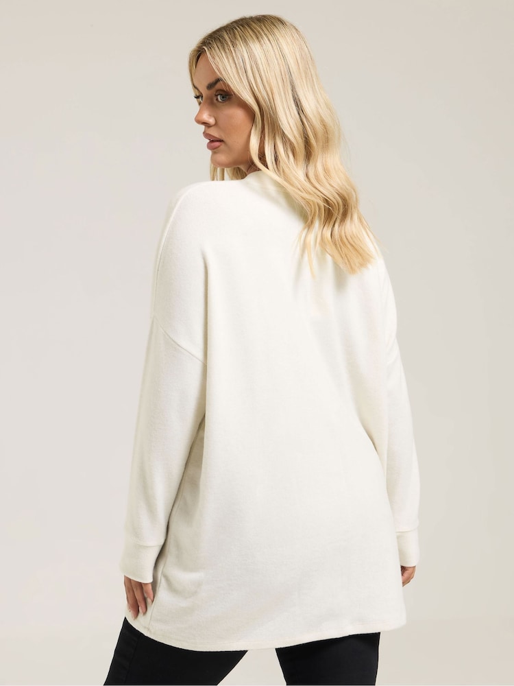 Yours Curve White Cherry Jumper - Image 2 of 5
