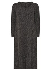 Yours Curve Grey Plunge Maxi Dress - Image 5 of 5