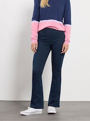 M&Co Blue Petite Bootcut Jeggings - Image 1 of 5