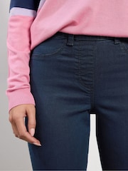 M&Co Blue Petite Bootcut Jeggings - Image 4 of 5