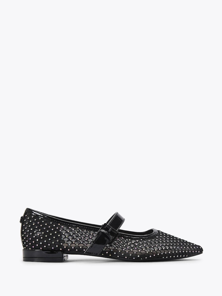 KG Kurt Geiger Black Angel Flat Pumps - Image 1 of 3
