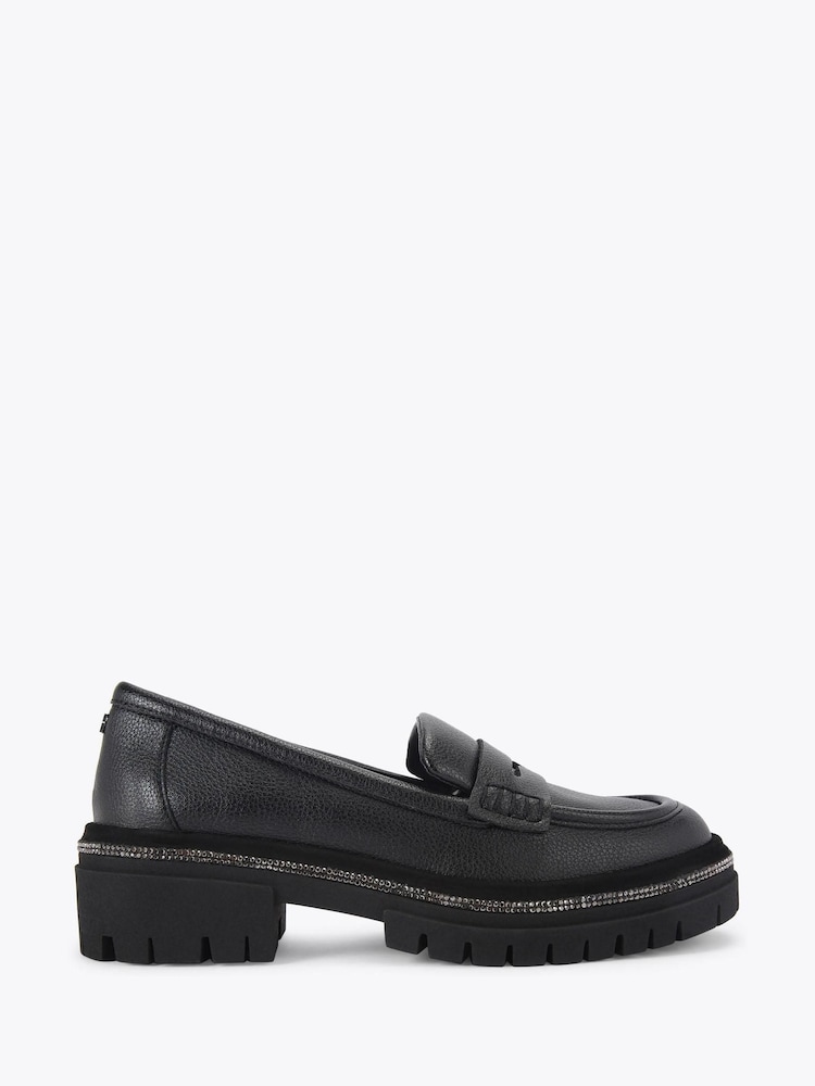 KG Kurt Geiger Black Tiff Loafer Shoes - Image 1 of 4 KG Kurt Geiger Black Tiff Loafer Shoes - Image 1 of 4