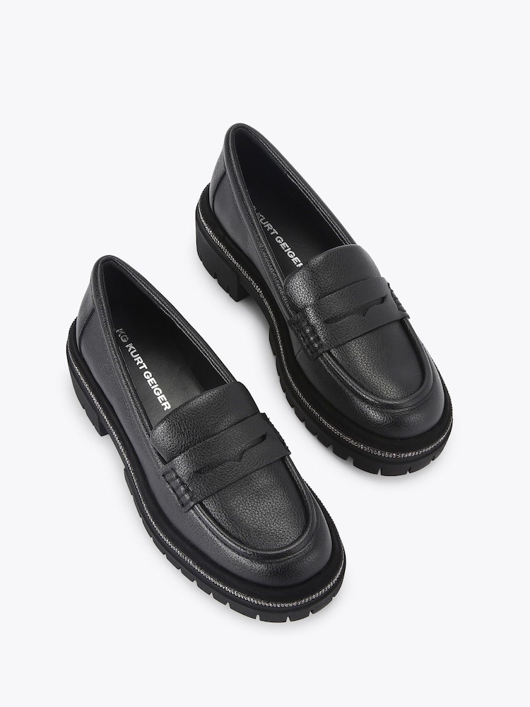 KG Kurt Geiger Black Tiff Loafer Shoes - Image 2 of 4 KG Kurt Geiger Black Tiff Loafer Shoes - Image 2 of 4