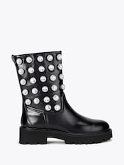 Kurt Geiger London Octavia Stud Casual Black Boots - Image 1 of 4