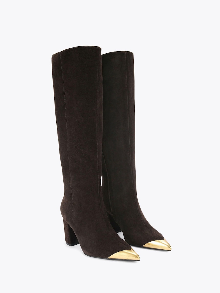 Kurt Geiger London Regent Cap Knee Boots - Image 2 of 4 Kurt Geiger London Regent Cap Knee Boots - Image 2 of 4