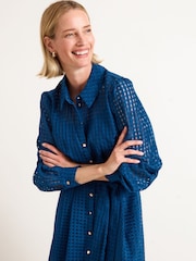 Phase Eight Blue Natalie Dress - Image 3 of 7